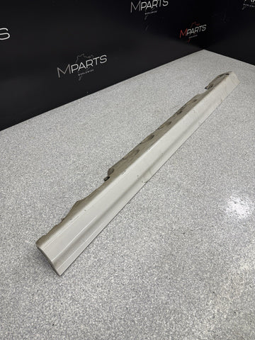 BMW 01-06 E46 M3 Rocker Panel Side Skirt Left Driver Alpine White  51717890011