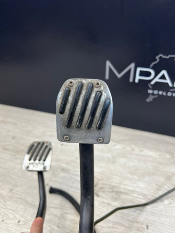 01-06 BMW E46 M3 OEM Clutch and Brake Pedal Assembly + Pedal Covers