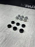 01-13 BMW E46 E90 E92 E93 M3 Shock Tower Strut Braces Bar OEM Nuts & Caps