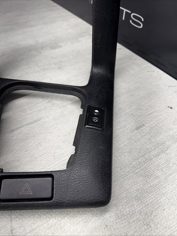 92-99 BMW E36 3 Series Center Console Armrest Trim Cover Black Coupe