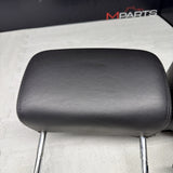 2001-2006 BMW E46 M3 Convertible Black Rear Headrests Head Rests Pair