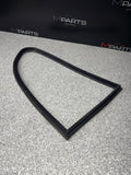 01-06 BMW E46 M3 Rear Vent Quarter Glass Window Seal Gasket Weatherstrip Set