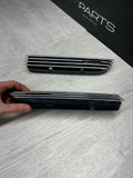 01-06 BMW E46 M3 Left Right Fender Vent Grilles Grills Trims Chrome Genuine OEM