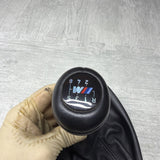 08-13 OEM BMW E90 E92 E93 M3 Manual Transmission Gear Shifter Knob Leather