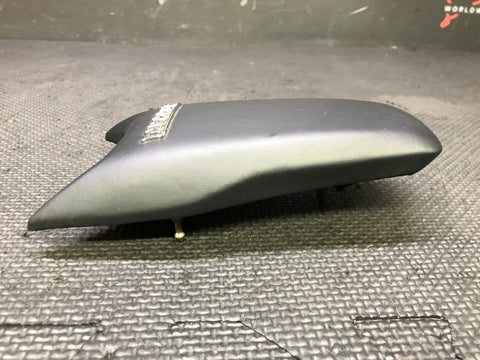 19-23 Ferrari F8 Tributo Center Console Trim Cover Panel Black Leather