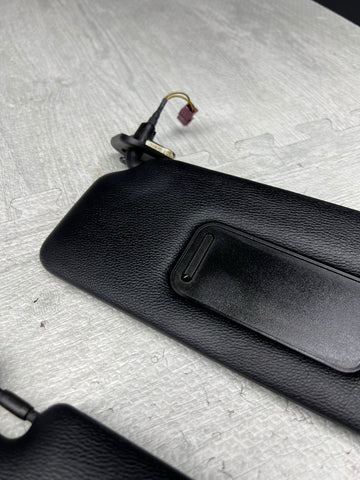 07-13 BMW E88 E93 128 328 335 M3 Convertible Sun Visors Black 7139447 7139448