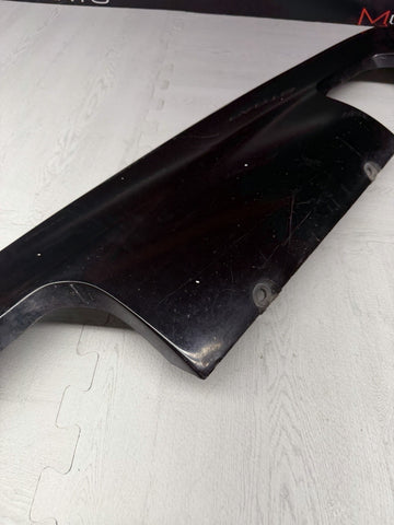 01-06 BMW E46 M3 Rear Bumper Lower Lip Diffuser Trim Panel OEM Jet Black