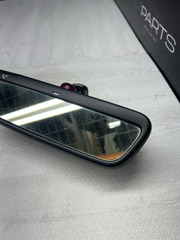 BMW 01-06 E46 M3 Auto Dimming Rear View Mirror SOS Homelink 51167115777 *Imperfe
