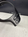 OEM 01-06 BMW E46 M3 Upper Lower Steering Wheel Trim Cover Plate Black