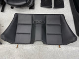 01-06 BMW E46 M3 Convertible Interior Heated Seats Nappa Black Set Complete