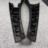 01-06 BMW E46 M3 OEM Convertible Rear Top Lateral Trim Pane Left Right Black