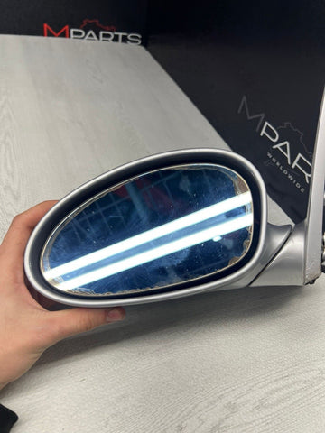 01-06 BMW E46 M3 Left Driver Side View Mirror Titanium Silver