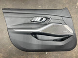 BMW 21-24 G80 M3 Sedan OEM Front Left Driver Door Card Panel Black