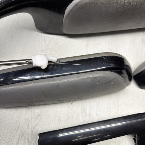 01-06 BMW E46 M3 Convertible Interior Armrests Trim Set Piano Black *Notes*