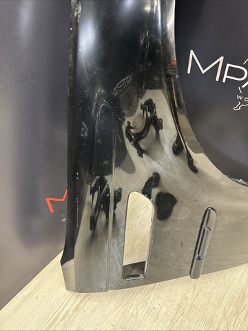 01-06 BMW E46 M3 Right Passenger Fender Carbon Black Painted *Ding*