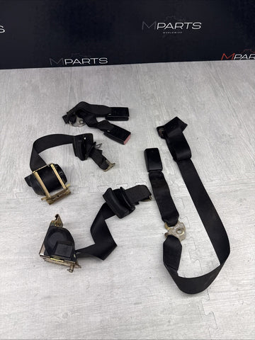 BMW 87-91 E30 318 M3 Coupe Seat Belts Seatbelts Rear Set