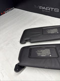 BMW 94-99 E36 M3 Black Sun Visors Sunvisors Pair OEM *Notes*