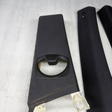 08-13 BMW E92 M3 OEM ABC PILLAR PILLARS BLACK PAIR SET *NOTES*