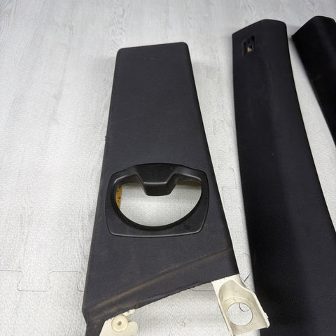 08-13 BMW E92 M3 OEM ABC PILLAR PILLARS BLACK PAIR SET *NOTES*