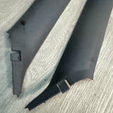 98-02 BMW Z3 M Roadster Front Interior A- Pillar Column Covers Trim Gray