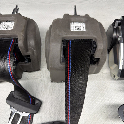 BMW 21-26 G80 G82 M3 M4 Front Rear Seat Belts Seatbelts 72118097752 *Notes*