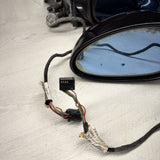01-06 BMW E46 M3 Side View Door Mirrors Pair Carbon Black  *Notes*