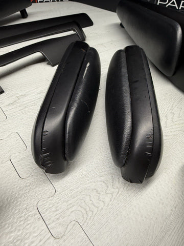 01-06 BMW E46 M3 Convertible Interior Armrests Trim Set Sprayed Black