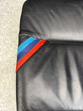 95-99 BMW E36 M3 Rear Folding Seat Backrest Pair Black Nappa Set OEM *Notes*