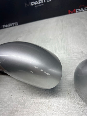01-06 BMW E46 M3 Side View Door Mirrors Pair Titanium Silver