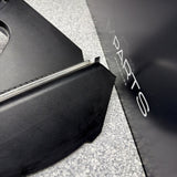 01-06 BMW E46 M3 Left Right Kick Dead Pedals Covers Trims Panels Genuine Black