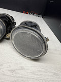 01-06 BMW E46 M3 Front Left Right Passenger Driver Bumper Fog Lights Fluted OEM