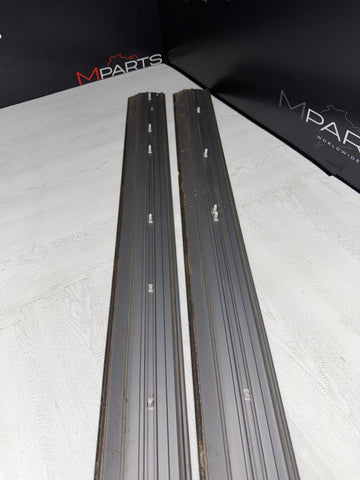 96-99 BMW E36 M3 Coupe / Convertible Door Sills Trims Pair Grey OEM