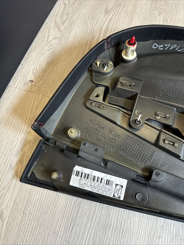 Left Driver Door Card Panel Black / Red Stitching 19-23 Ferrari F8 Tributo