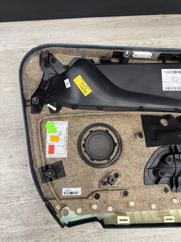 15-20 BMW F82 F83 M4 Front Right Passenger Leather Door Card Panel Sahkir Orange