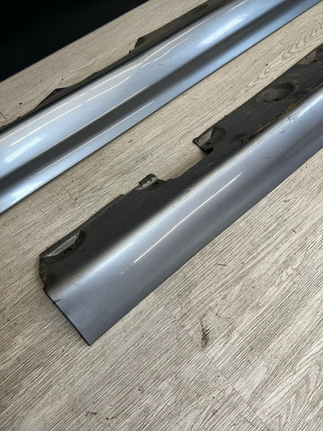 01-06 BMW E46 M3 Rocker Panel Side Skirts OEM Silver Grey