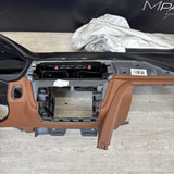 15-20 OEM BMW F80 F82 F83 M3 M4 Dashboard Dash Panel Leather HUD Amaro Brown
