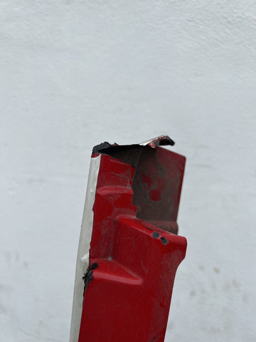 15-19 FERRARI 488 GTB Spider Left Driver  Sideskirt Side Skirt ROSSO RED *Damage