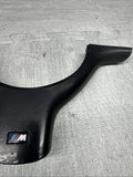 OEM 01-06 BMW E46 M3 Lower Steering Wheel Trim Cover Plate Black