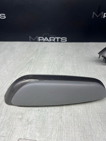 01-06 BMW E46 M3 Convertible Interior Armrests Trim Set Titan Shadow Grey + Pads