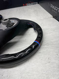 08-13 BMW E90 E92 E93 M3 OHC Carbon fiber Steering Wheel Tri Stitched Manual