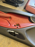 BMW E46 M3 01-06 Coupe Imola Red Nappa Leather Interior Seats Panels Set OEM