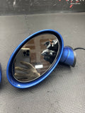 00-02 BMW Z3M Genuine Pair Door Mirrors Estoril Blue