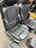 01-06 BMW E46 M3 Convertible  Interior Front Heated Seats Rear Panels Black