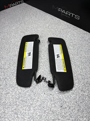 PORSCHE 718 CAYMAN ALCANTARA SUN VISOR SET PAIR CODE GT4 RS GT4RS