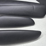 01-06 BMW E46 M3 Convertible Door Upper Arm Rest Armrest Pads Black