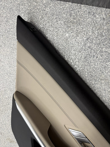 21-26 BMW G20 340 M340 Rear Left Driver Door Card Panel Cover Trim Beige