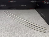12-20 BMW F30 F80 328 335 M3 Sedan Roof Rack Rail Molding Trim Set White OEM