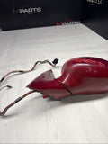 00-03 BMW E39 M5 Front Left Driver Side Mirror Assembly Imola Red Power Fold OEM