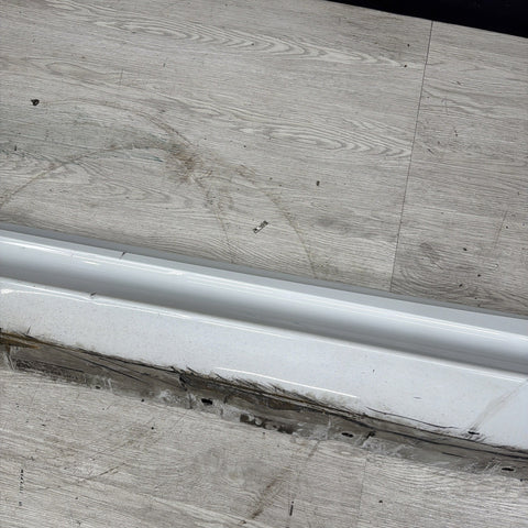 08-13 BMW E92 E93 M3 OEM Left Side Skirt Rocker Panel Alpine White