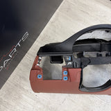 08-13 BMW E90 E92 E93 M3 Extended Fox Red Leather Dashboard *Notes*